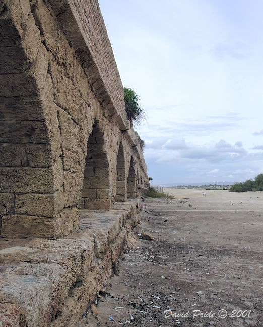 Aqueduct north of Caesarea