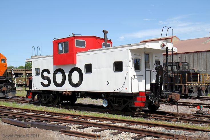 SOO Wide-vision Steel Caboose