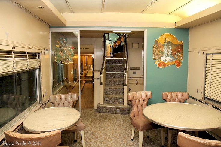 Union Pacific Railroad City of Los Angeles dome diner